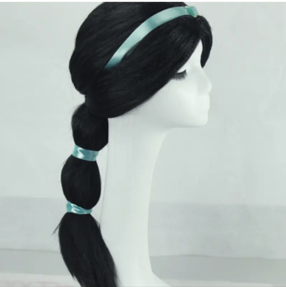 Aladdin Jasmine Princess Costume Arabian Dress for Halloween Cosplay Women Girls - Picture 4 of 6